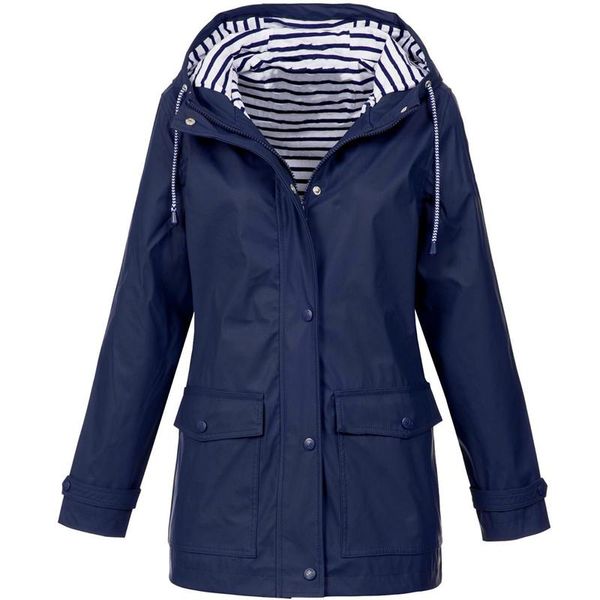

women's jackets 2022 ladies's rain jacket wind hood ladies for, Black;brown