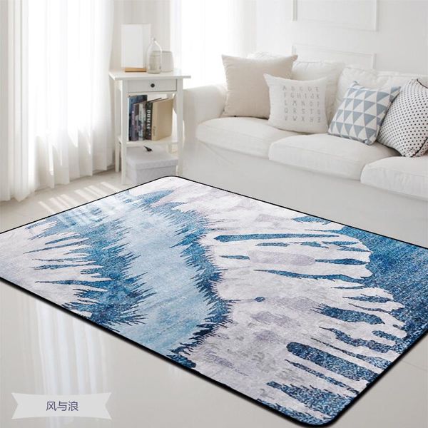 

carpets modern style abstract painting printed carpet for bedroom living room decor floor tapete home mats/rugs rectangle