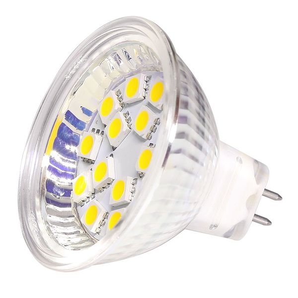 MR16 LED Birne Light Dimmable 15LED 5050SMD G4 Basis Licht Lampe AC / DC10-30V 12V / 24V 3500k Warmweiß 5500K weißes Scheinwerfer Gehäusebeleuchtung