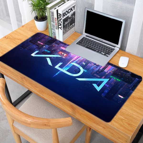

mouse pads & wrist rests kda mausepad league of legends anime pad xxl gaming keyboard for compass pc gamer desk kawaii accessories table mat