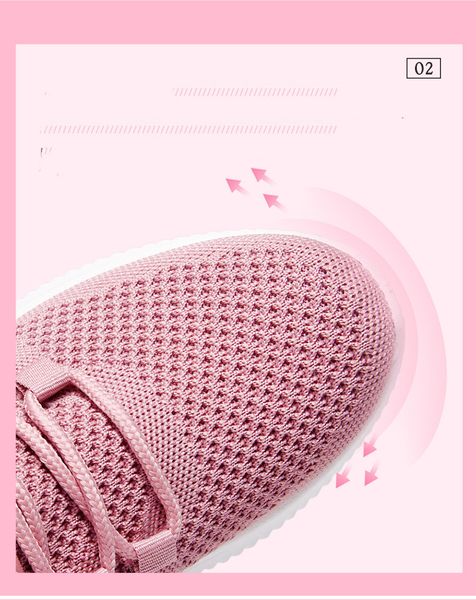 

women's shoes autumn 2021 new breathable soft-soled running shoes casual sports shoe women pd606