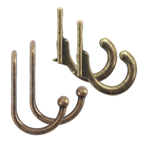 

hooks & rails 54pc vintage bronze wall mounted single hook hangers