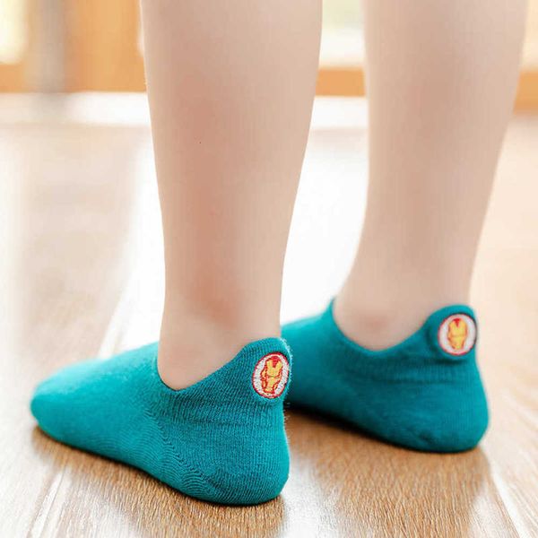 

spring and summer socks cartoon breathable mesh baby boat cotton, Black