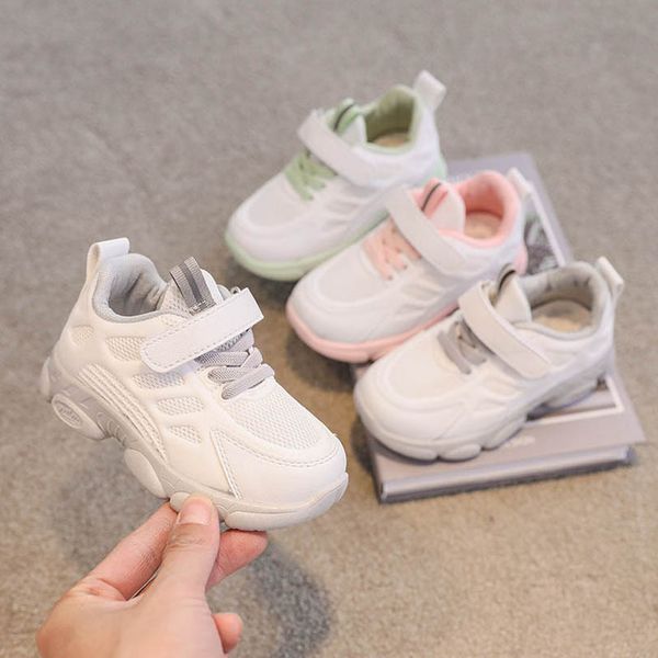 

baby athletic kids shoes toddler sneakers boys girls footwear moccasins soft infant running casual b7436, Black