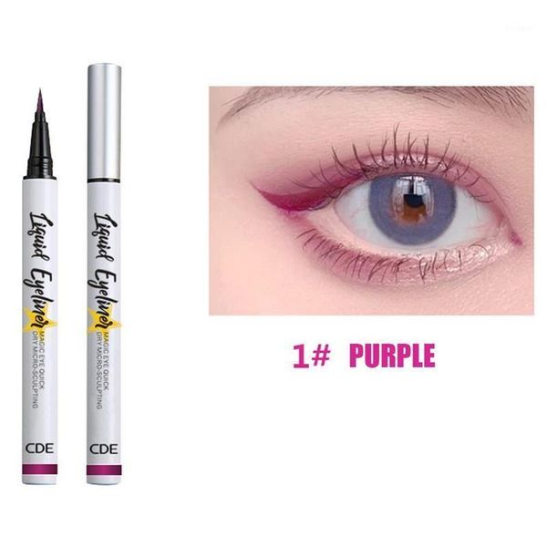 

quick dry waterproof colorful eyeliner liquid long-lasting eye liner pen pencil makeup cosmetic beauty tool easy to wear1