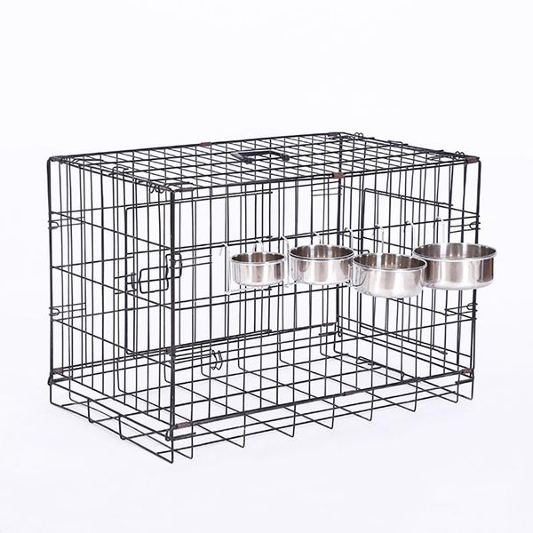 

other bird supplies size number stainless steel parrot feeding cups cage hanging bowl feeder detachable cat water dog coop cup