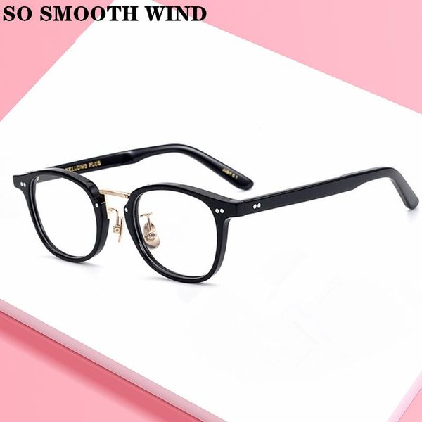 Japan Design Hand Made HighQuality Occhiali da vista in acetato Uomo Vintage Square Occhiali da vista Telaio da donna Miopia Occhiali da vista Fashion Sun