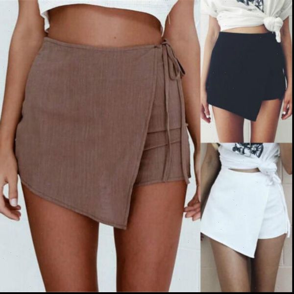 

womens short women high waist shorts office lady fashion casual drawstring drop good quality, White;black