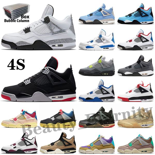 

sail university blue 4 4s mens basket ball shoes sneakers fire red thunder oreo 1 1s atmosphere bred military black cat what the white cemen