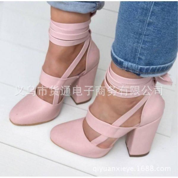

summer european and american fashion versatile comfortable large size waterproof women's super high heel sandals, Black