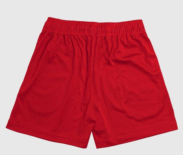 

021 eric emanuel ee basic short men's women's fitness shorts, mesh breathable beach pants, sports series basketball pants new york, White;black