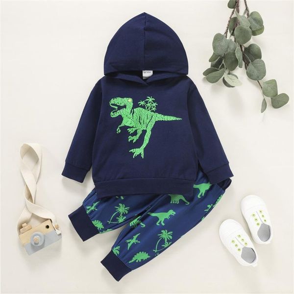 

clothing sets spring baby boys print hoodie trousers cartoon sweatshirt + pants outfits 2pcs set kids boy girls autumn 20211, White