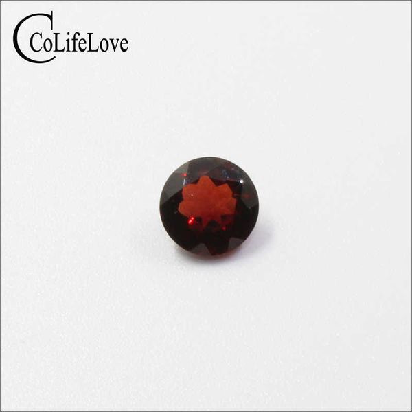

1.8ct real natural garnet for silver jewelry shop 8mm round cut garnet gemstone for jewelry maker h1015, Black