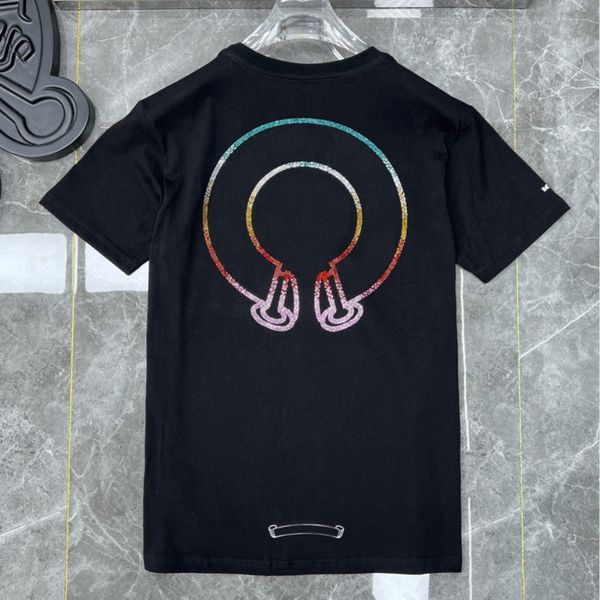 

ch classic summer designer t shirts chromes short sleeves letter horseshoe sanskrit cross print sweatshirts t-shirts woman loose tees 2x2r, White;black