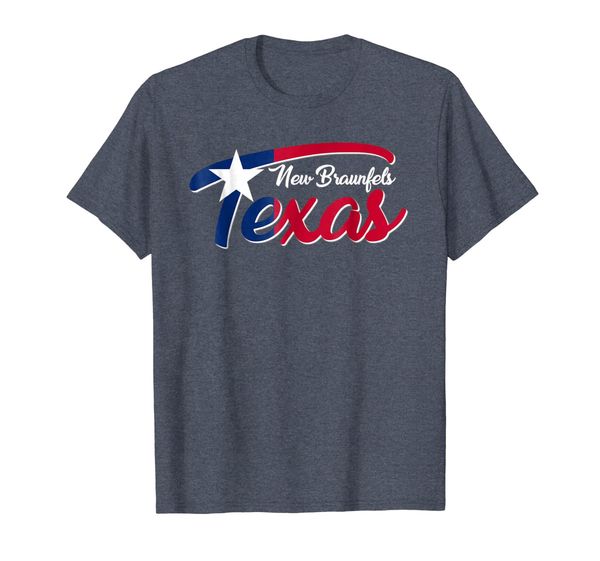

new braunfels texas souvenir t-shirt, White;black