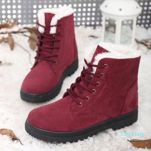 

boots women's boots winter snow fashion ankle for women shoes, Black