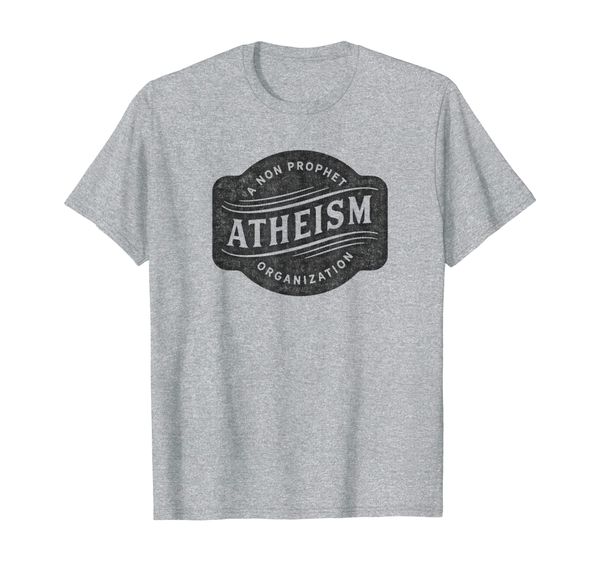 

atheism a non prophet organization shirt funny atheist gift t-shirt, White;black