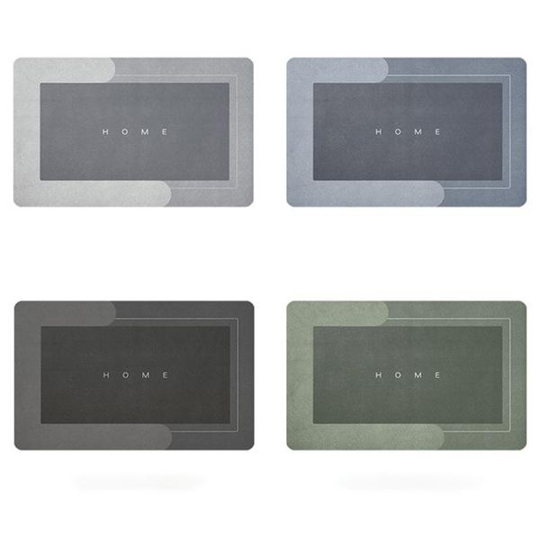 

bath mats super absorbent mat quick drying bathroom rug non-slip entrance doormat nappa skin floor toilet carpet home decor