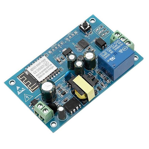 

smart home control full-ac 220v esp8266 wifi relay module iot cellphone app remote switch