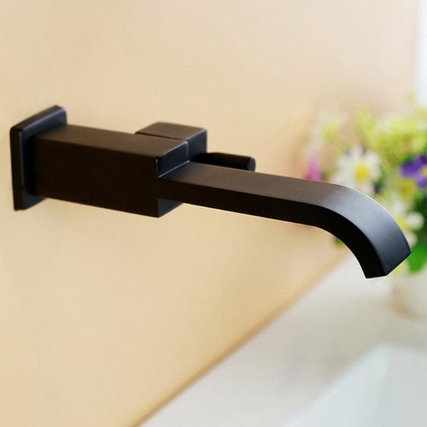 

bathroom sink faucets g1/2inch basin faucet bathtub waterfall for garden spout vessel mop pool tap home -black
