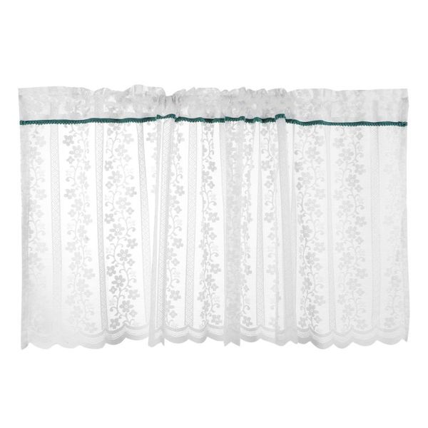 

curtain & drapes 1pc lace polyester window home short chic decor white