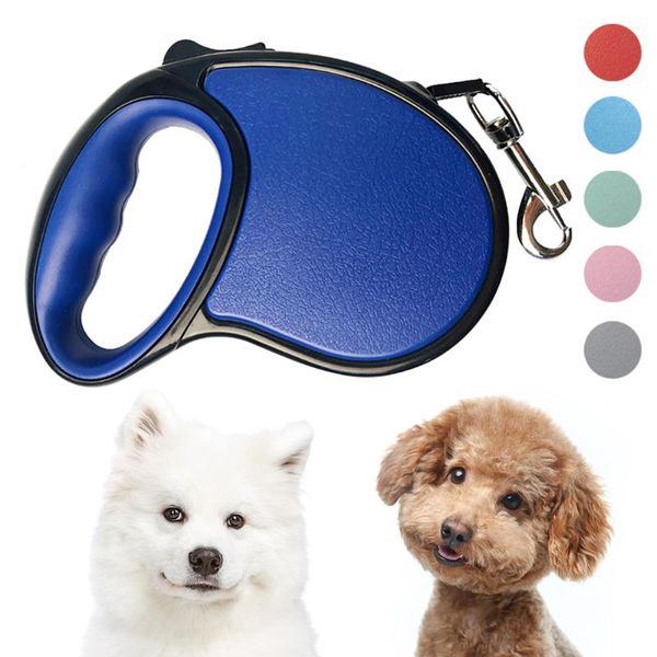 

durable dog leash automatic retractable nylon lead extending puppy walking running leads for small medium dogs collars & leashes