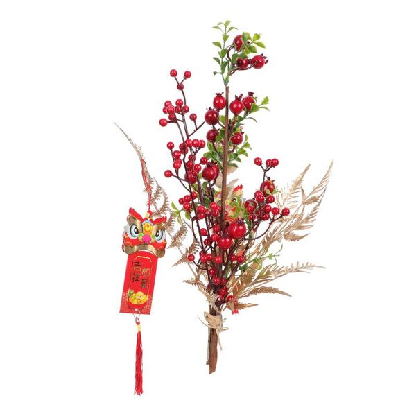 

decorative flowers & wreaths 1pc vivid artificial bouquet year decor festival flower arrangement diy prop