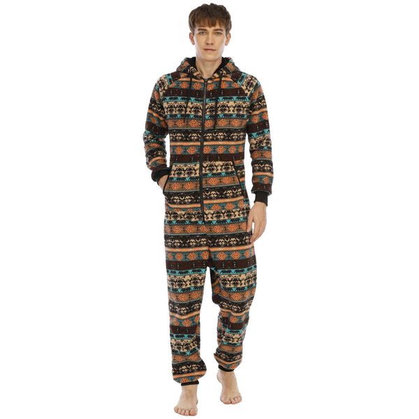 

sleepwear fashion pajamas men's double face veet jumpsuit, harem pants, casual home wear,, Black;brown