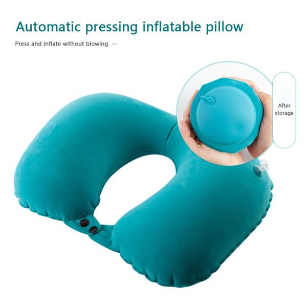 

pillow neck u shaped air inflatable travel support home car auto accessories