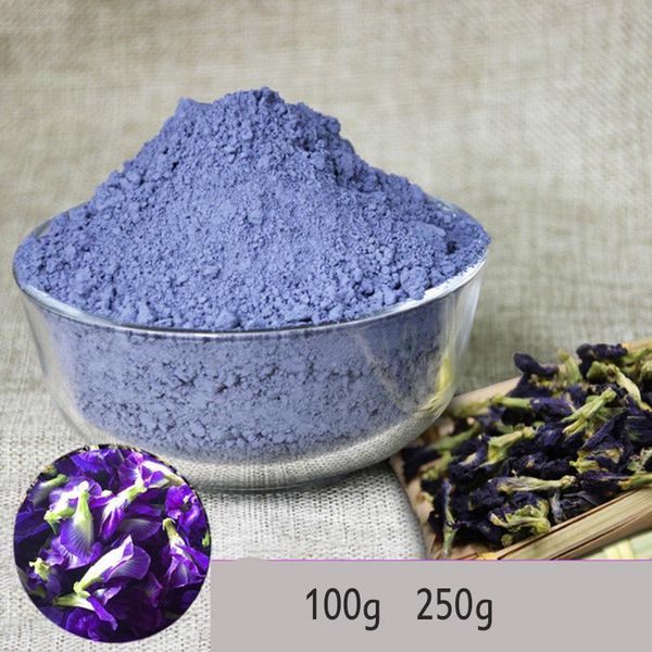

simulation kitchen toy thailand blue butterfly pea powder 100g 250g clitoria ternatea thai tea vitamin a decorative flowers & wreaths