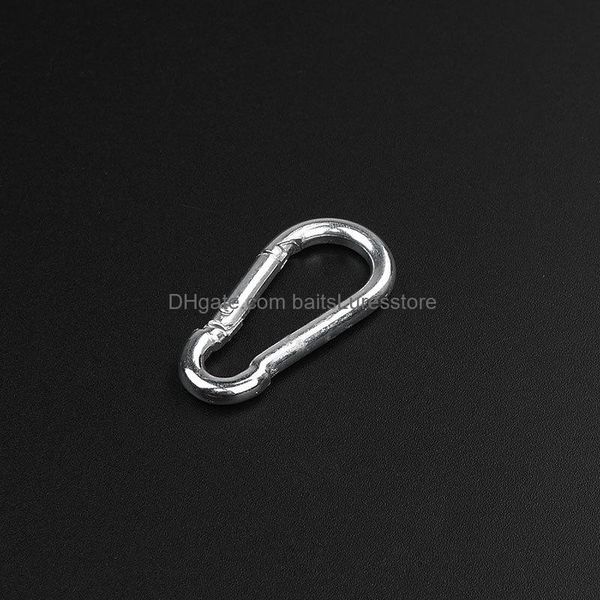 

carabiners keychains baitsluresstore 4x40mm 4 iron-dip gaanized hook outdoor small mini mountainer connection ring pet chain jlldya