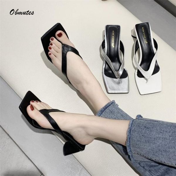 

slippers 2021 summer women toe women's thick heel sandals fashion shoes, Black