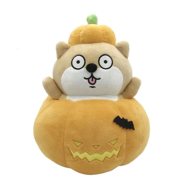

creative cute dog plush toy doll upper lower body halloween pumpkin, Blue