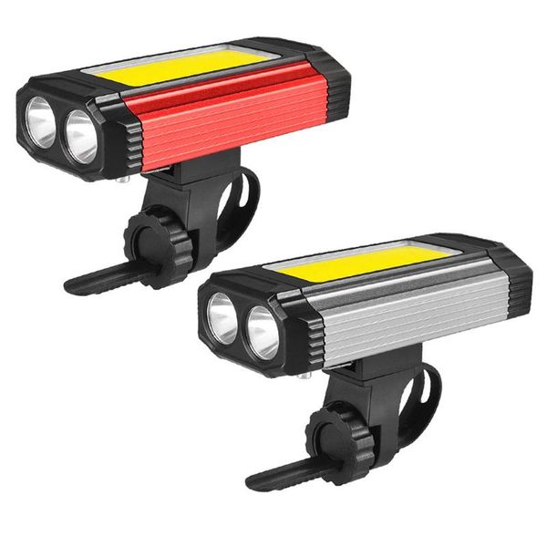 

portable led bicycle light usb bright work magnetic base power bank bike lights