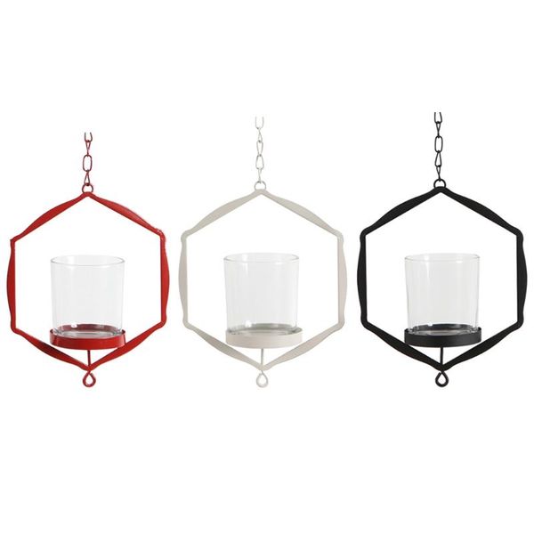 

fragrance lamps minimalist hexagon candle hanger patio hanging holder decorations classic candles display stand wax decor