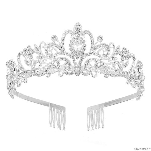 

hair clips & barrettes tiaras crown, crystal ab rhinestones and crowns for women princess tiara the crown girls birthday c, Golden;silver