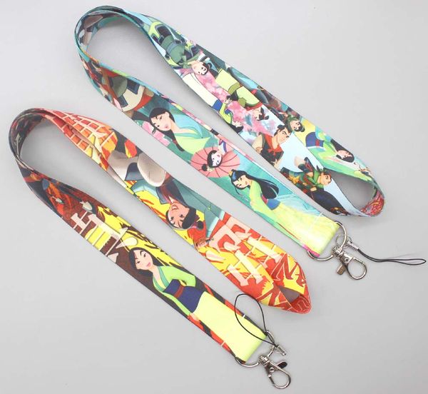 

cartoon print straps for keys keychain phone camera id badge holder neck lanyard