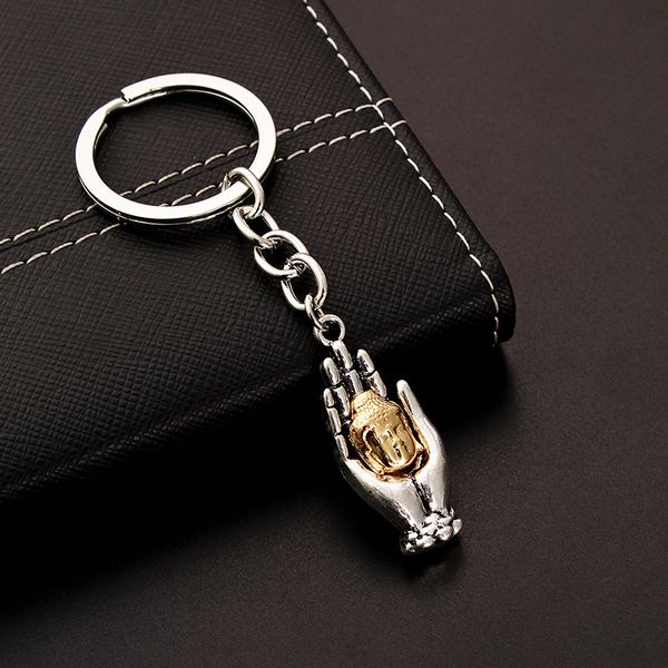 

car keychain golden mask bullet keychain creative key holder keyring key chain metal key ring auto accessories, Slivery;golden