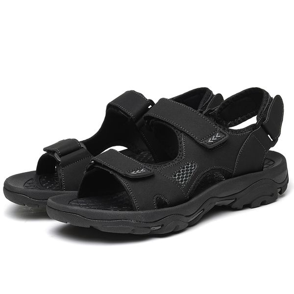

newnew no 2023 wholesale arrival brand fashion slippers men outdoor beach sandals platform falt indoor non slip flip flop 36-44 17wk-1992 n, Black