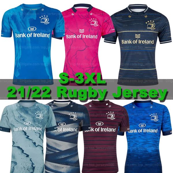 

21/22 leinster rugby jersey home away european alternate ireland irish club 2021 2022 shirts size s-3xl jerseys, Black;gray