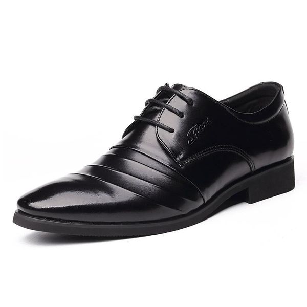 

dress shoes men spring genuine leather fashion brand comfortable office #mpx8116126, Black