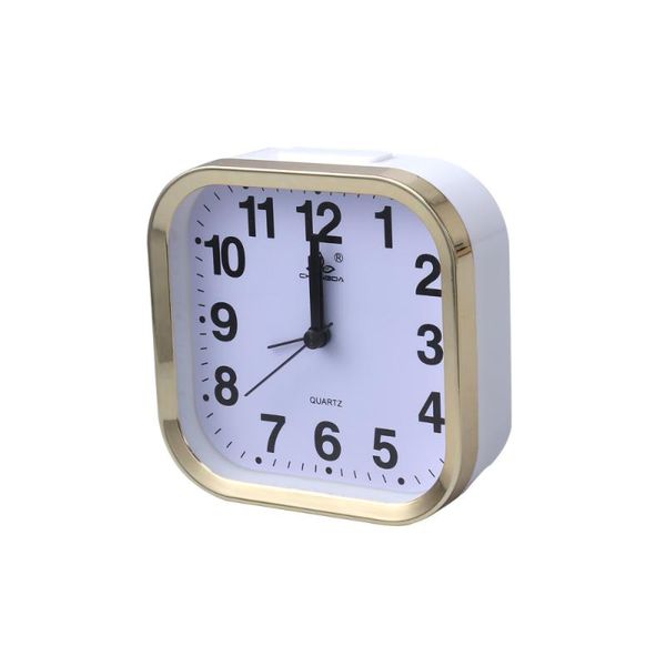 

other clocks & accessories creative square battery operated electronic silent analog travel alarm clock with snooze light ascending sound ge