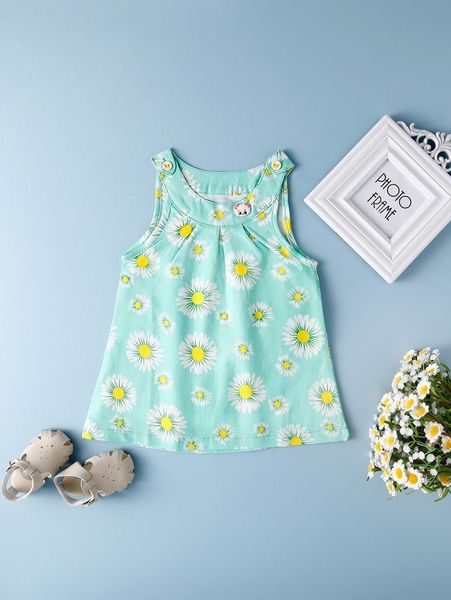 

baby girl floral print dress she, Red;yellow