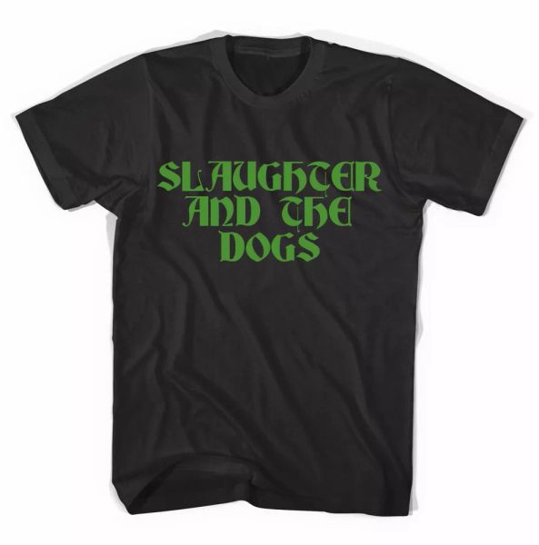 

slaughter and the dogs punk t-shirt all sizes, White;black