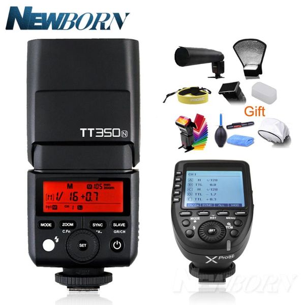 

godox v350nl hss 1/8000s 2.4g x system camera speedlite flash with built-in li-ion battery + xpro-n transmitter for flashes