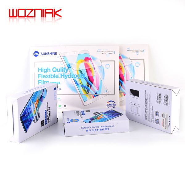 

ss-057 ss-057b ss-057p sunshine flexible hydrogel film for ss-890c machine cutting front f ilm for iphone ipad blu ray / hd