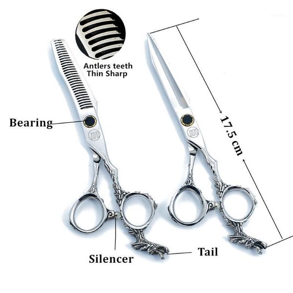 

moontay hair scissors 6.0 inch japan 440c dragon handle shears hairdressing barber hairdresser sharp razor haircut1