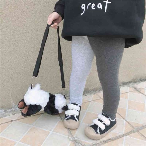 

autumn winter arrival girls fashion warm fleece pants kids leggings 210528, Blue