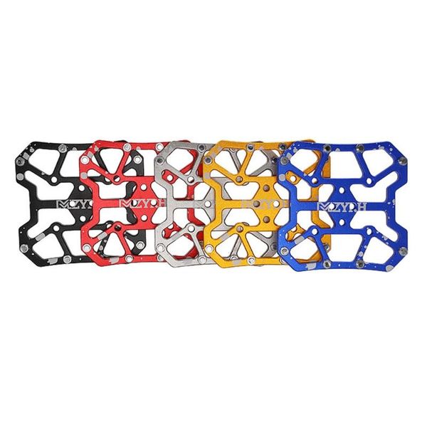 

bike pedals 2 pcs comfortable flat alloy bearing non-slip bicycle pedal strong mtb anti-skid pins repair modification part