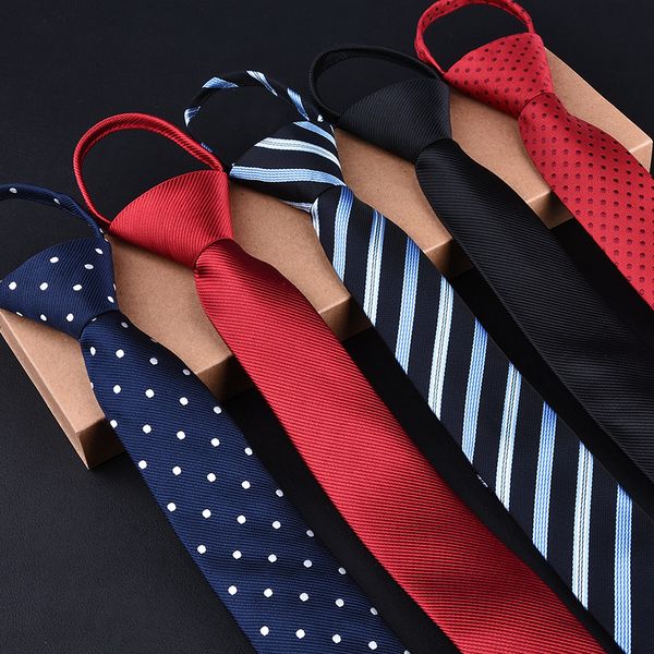 

5cm/ 6cm/7cm /8cmeasy to pull lazy ties for men fashion skinny formal dress necktie striped solid colors men neckties wedding, Blue;purple